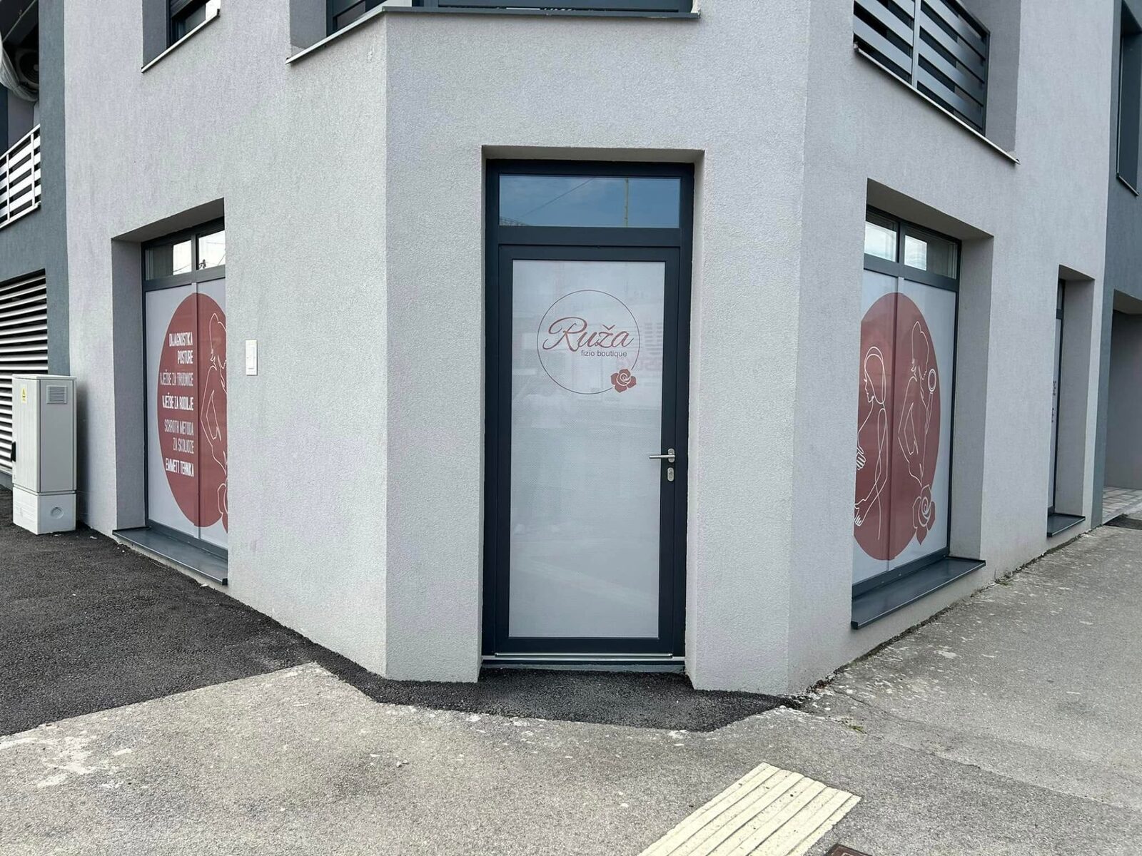 Vanjski izgled studija Ruža fizio boutique u Osijeku